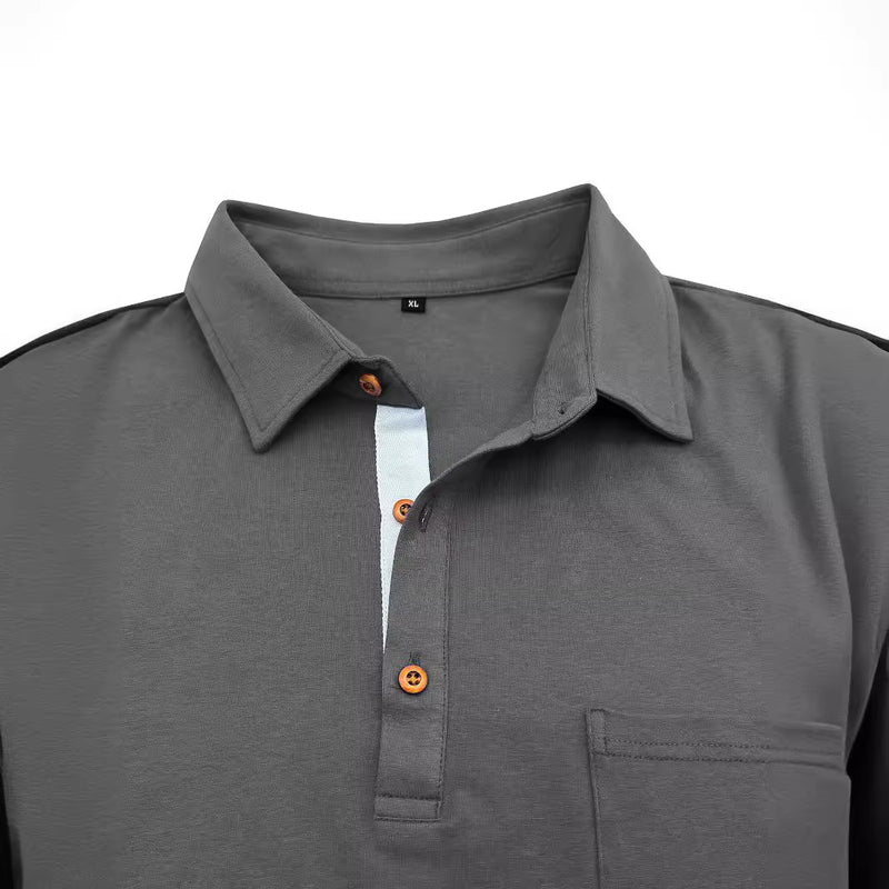 retro lapel long-sleeved top, view 5 - MRSLM