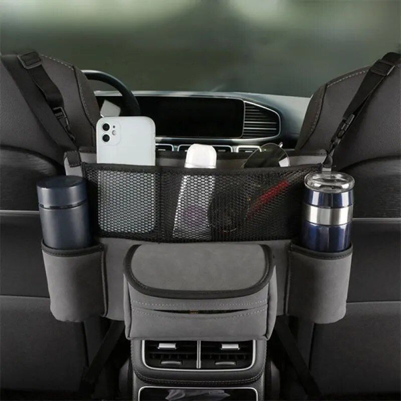 car front seat large capacity PU organizer, view 7 - MRSLM