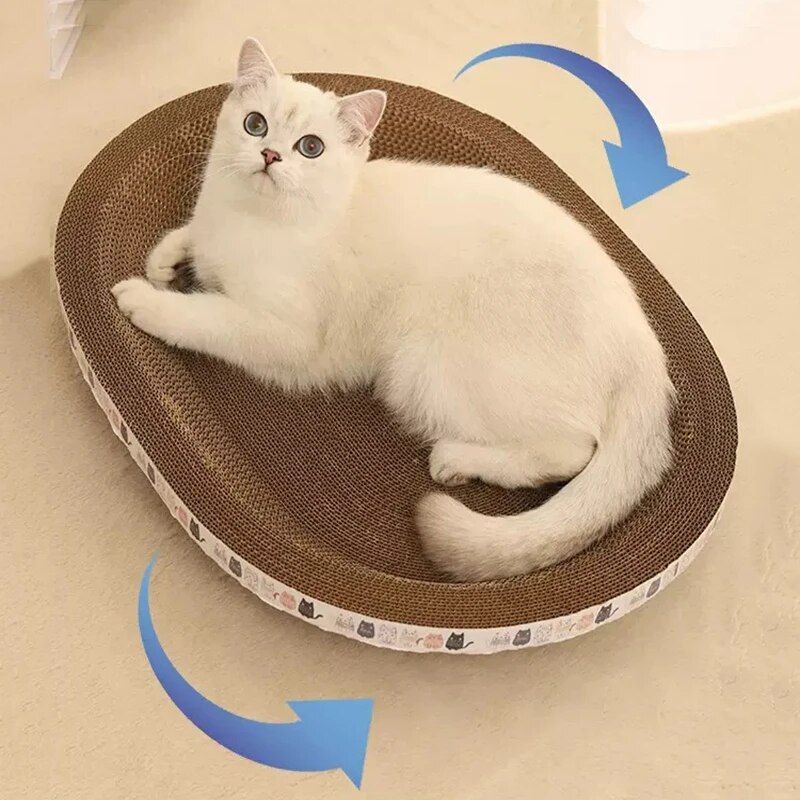 corrugated cat scratcher, view 6 - MRSLM