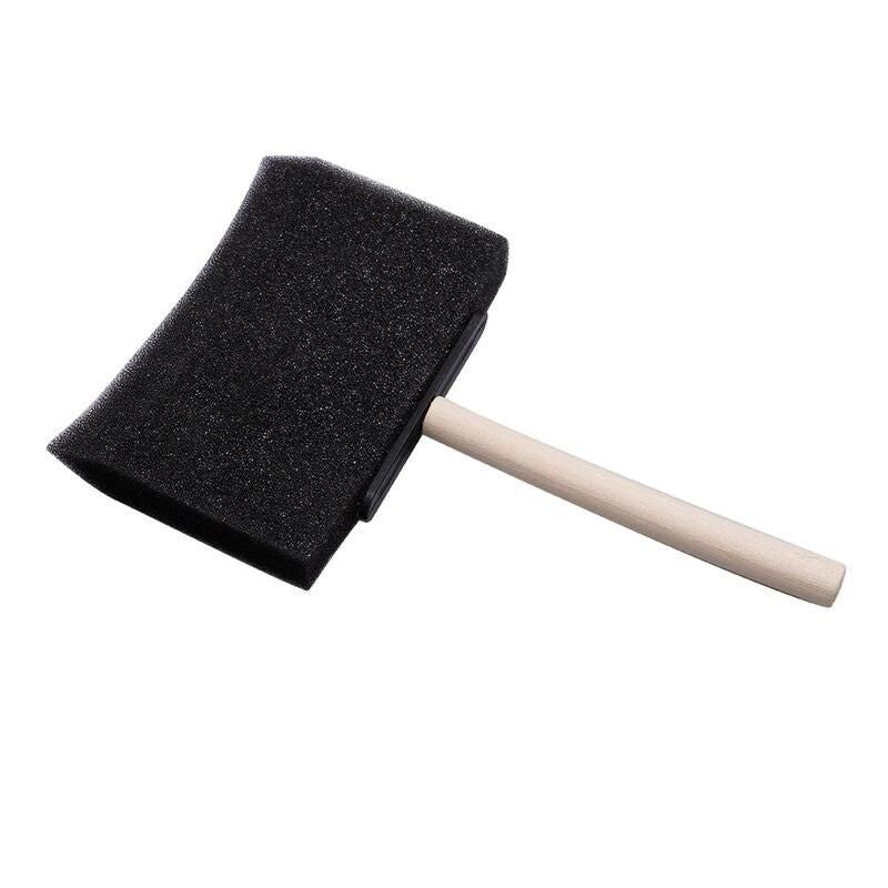 car vent detailing brush with wooden handle, view 6 - MRSLM