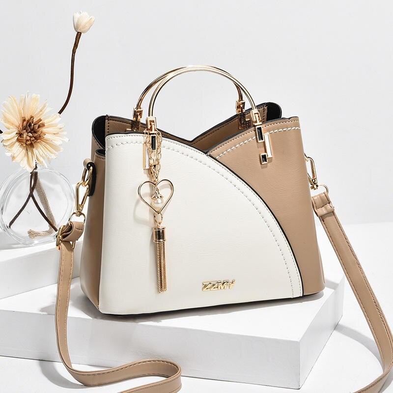 PU leather bucket crossbody bag, view 9 - MRSLM