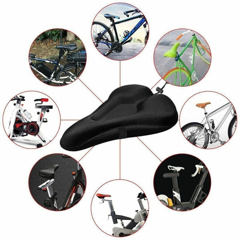 3d gel-padded bike seat cover, view 6 - MRSLM