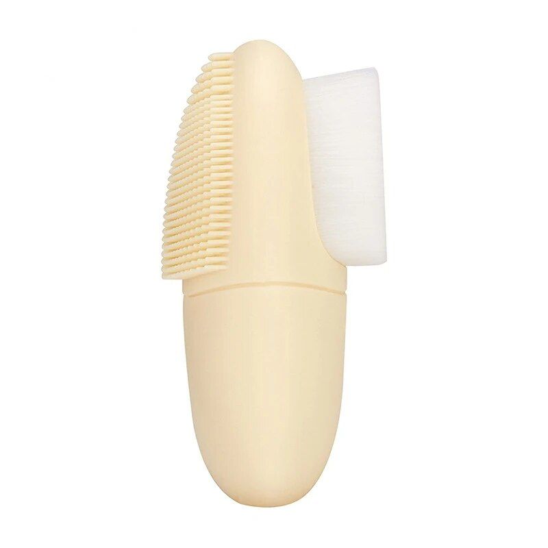 dual-headed silicone facial cleansing brush, view 3 - MRSLM