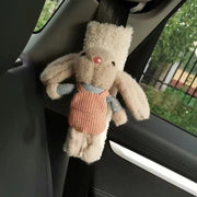 plush rabbit car seat belt cover, view 4 - MRSLM