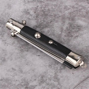 butterfly knife style folding comb, view 6 - MRSLM