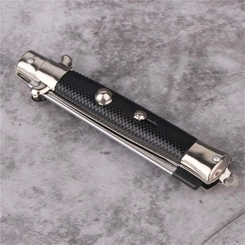butterfly knife style folding comb, view 6 - MRSLM
