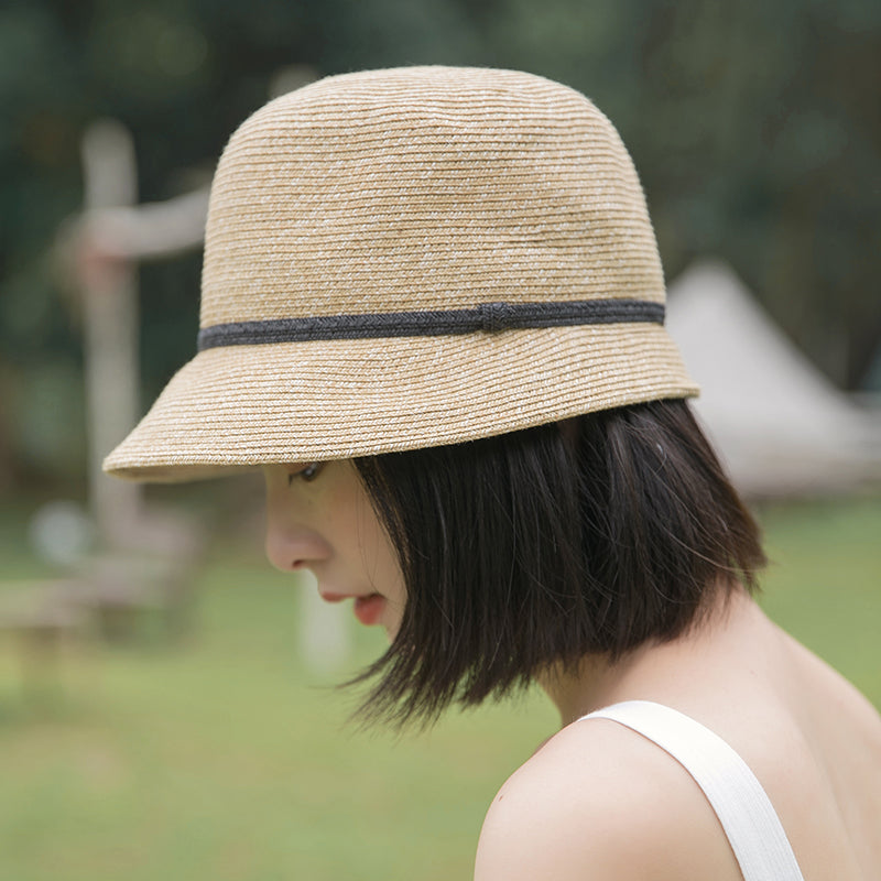 Women's summer straw hat, view 4 - MRSLM