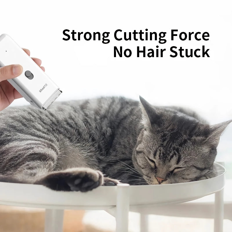 Rechargeable low-noise pet hair trimmer, view 9 - MRSLM