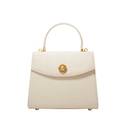 retro split leather shoulder handbag, view 2 - MRSLM