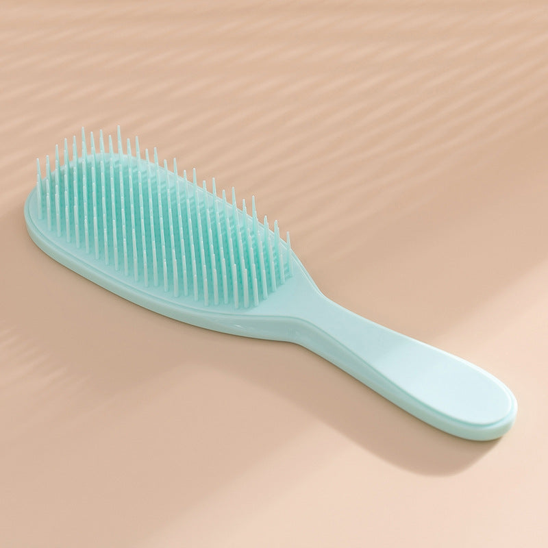 long handle anti-static scalp massage hair brush, view 5 - MRSLM