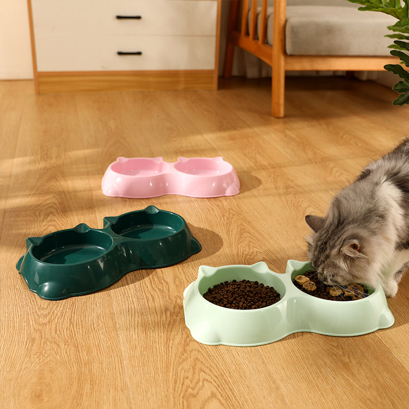 double pet bowl for cats, view 6 - MRSLM