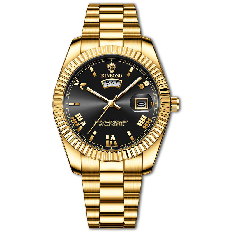roman numeral quartz watch, view 5 - MRSLM