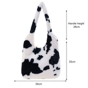 plush shoulder handbag, view 5 - MRSLM