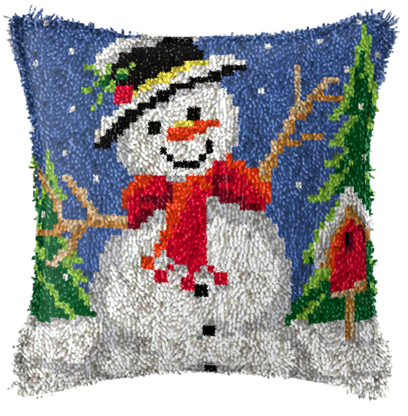 diy christmas embroidered cushion kit, view 22 - MRSLM