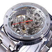 men's hollow see-through automatic watch, view 11 - MRSLM