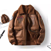 Men's thickened suede fabric jacket, view 5 - MRSLM