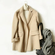 Wool blend winter coat, view 8 - MRSLM