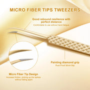 eyelash extension tweezers, view 16 - MRSLM