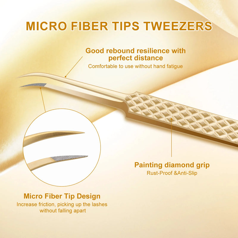 eyelash extension tweezers, view 16 - MRSLM
