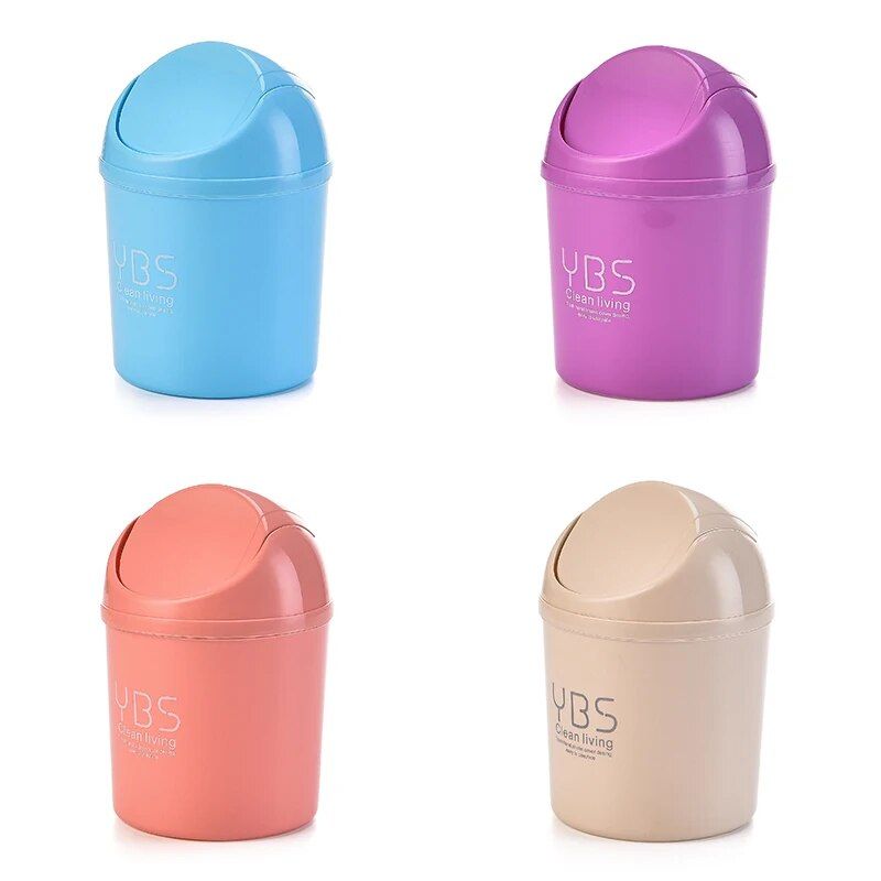 rolling lid mini trash bin, view 10 - MRSLM