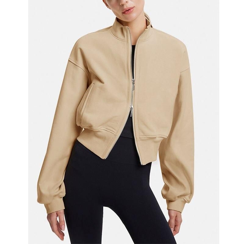women's cotton zip hoodie, view 6 - MRSLM