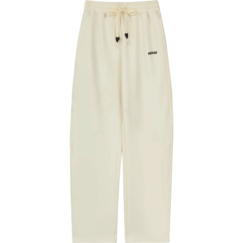 high waist fleece sports pants, view 2 - MRSLM