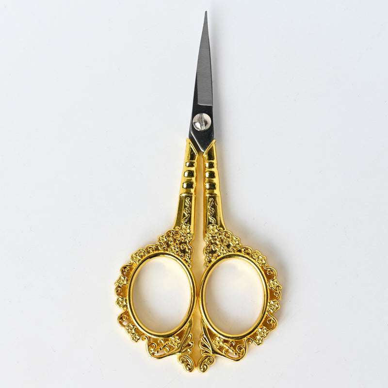 retro rose gold nail scissors, view 5 - MRSLM