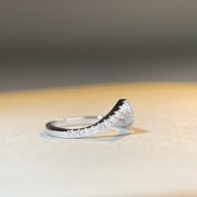 S925 silver geometric band ring, view 5 - MRSLM