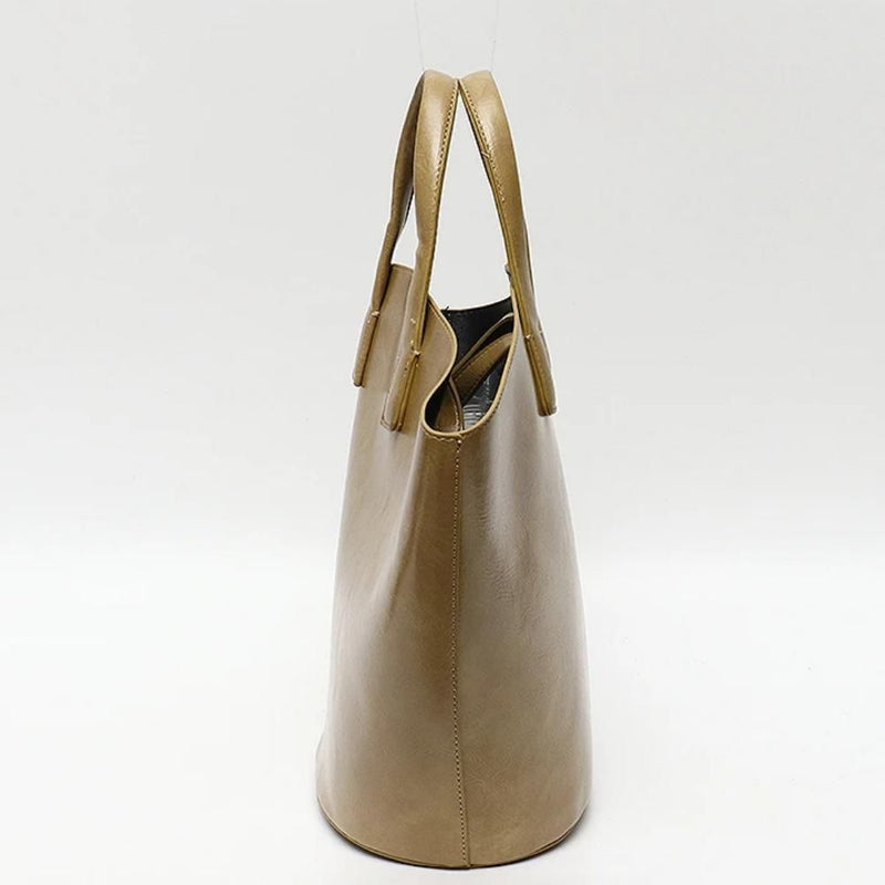 vegan leather tote bag, view 10 - MRSLM