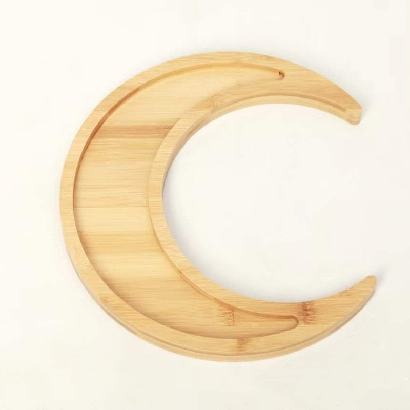 bamboo star snack tray, view 8 - MRSLM