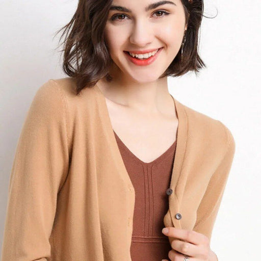 v-neck cardigan, view 25 - MRSLM