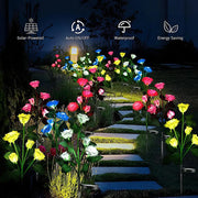 solar led rose garden lights, view 8 - MRSLM