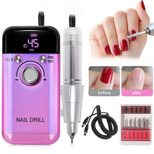 45000rpm rechargeable electric nail drill - MRSLM
