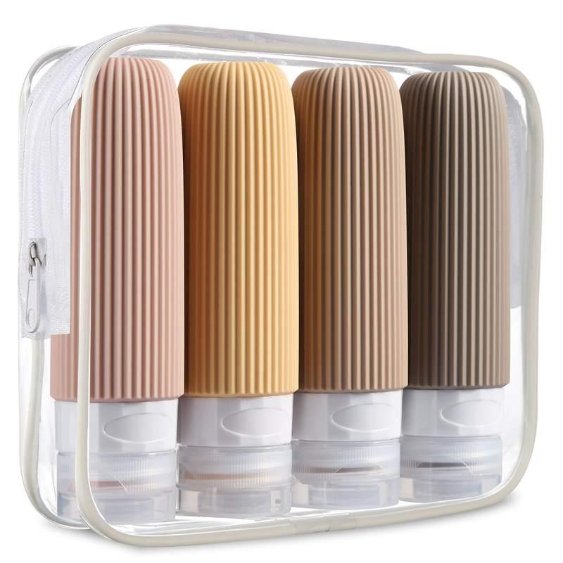 silicone travel bottles set - MRSLM