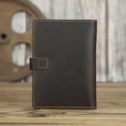genuine leather passport wallet, view 2 - MRSLM