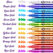 12 metallic paint pens, view 4 - MRSLM