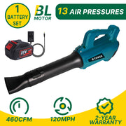 cordless leaf blower, view 2 - MRSLM
