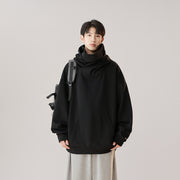 hooded turtleneck workwear sweater, view 8 - MRSLM
