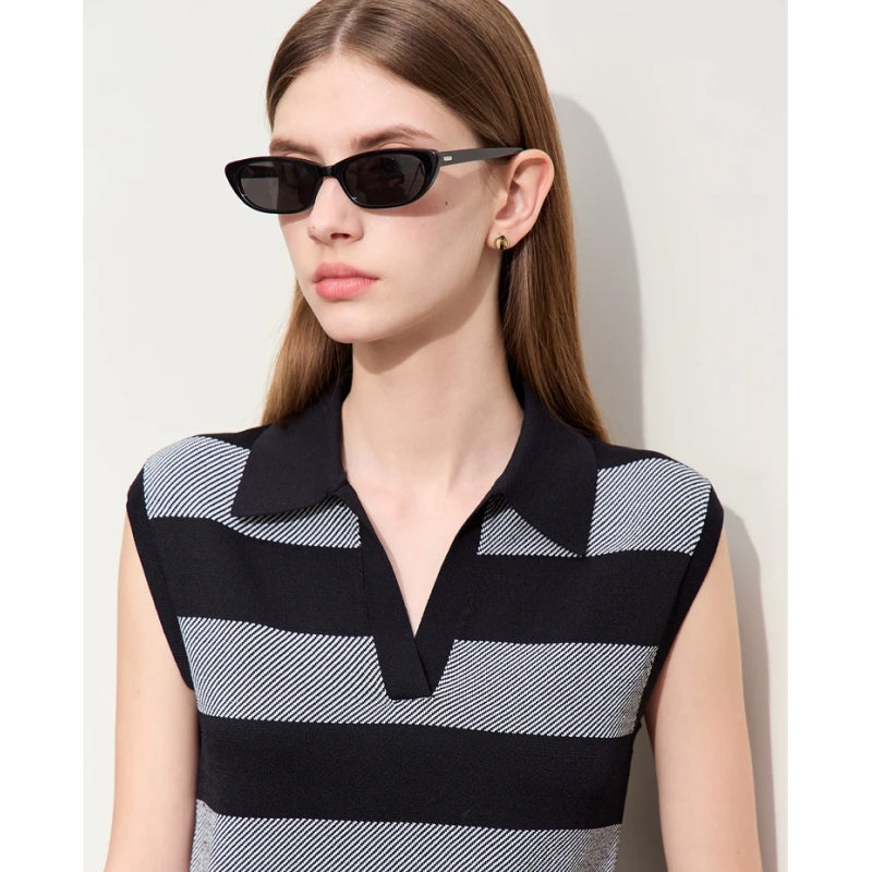 sleeveless knit sweater, view 5 - MRSLM