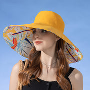 Large brim women's sun hat, view 4 - MRSLM