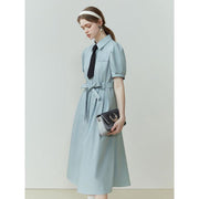 chic commuter shirt dress for women, view 2 - MRSLM