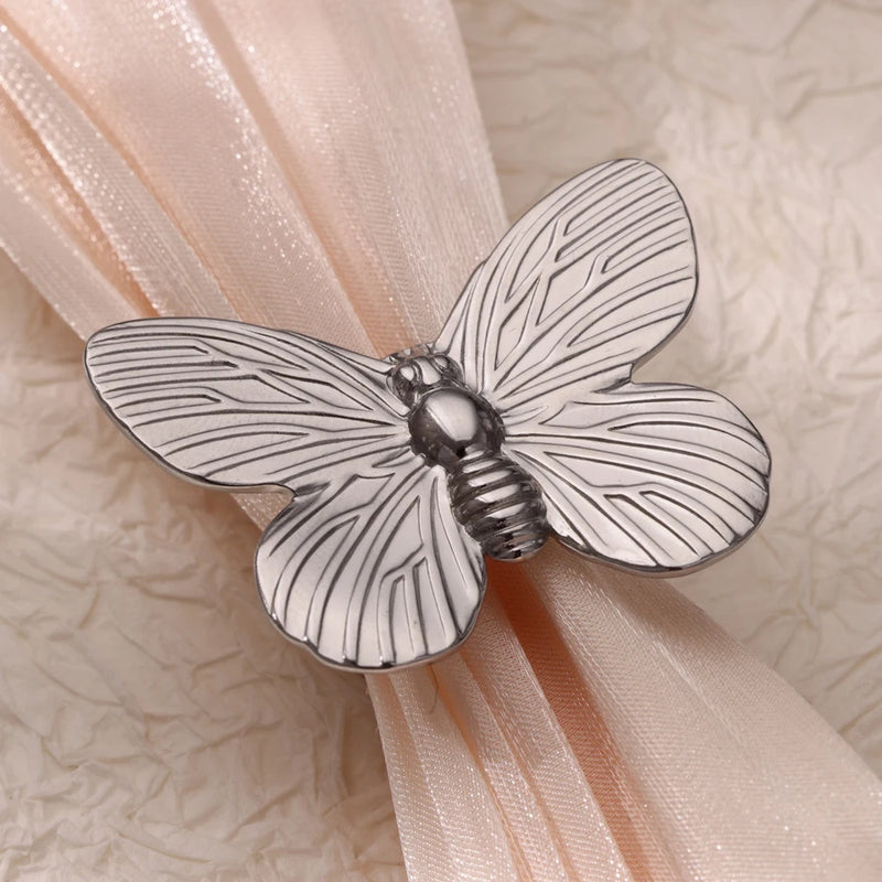 vintage butterfly stainless steel ring, view 7 - MRSLM