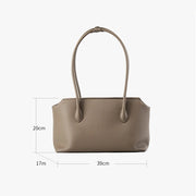 Genuine leather shoulder bag, view 12 - MRSLM