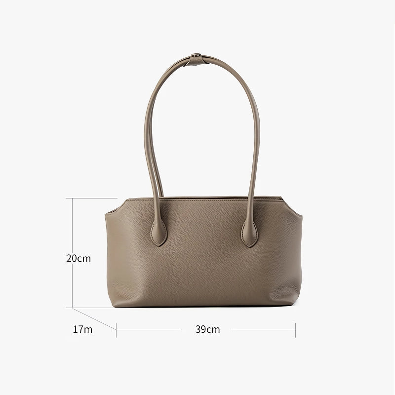 Genuine leather shoulder bag, view 12 - MRSLM