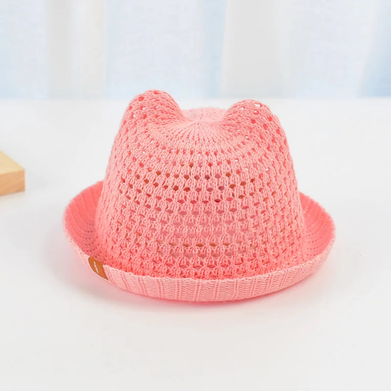 summer sunshade hat with cat ears, view 4 - MRSLM