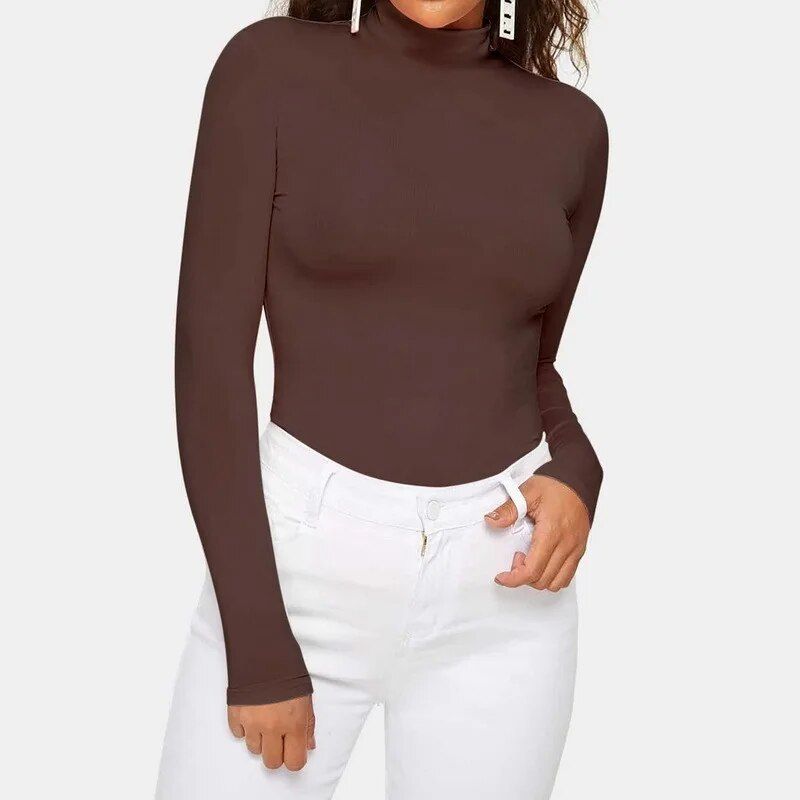 Classic turtleneck long-sleeve top, view 2 - MRSLM