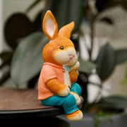 rabbit resin statue, view 5 - MRSLM