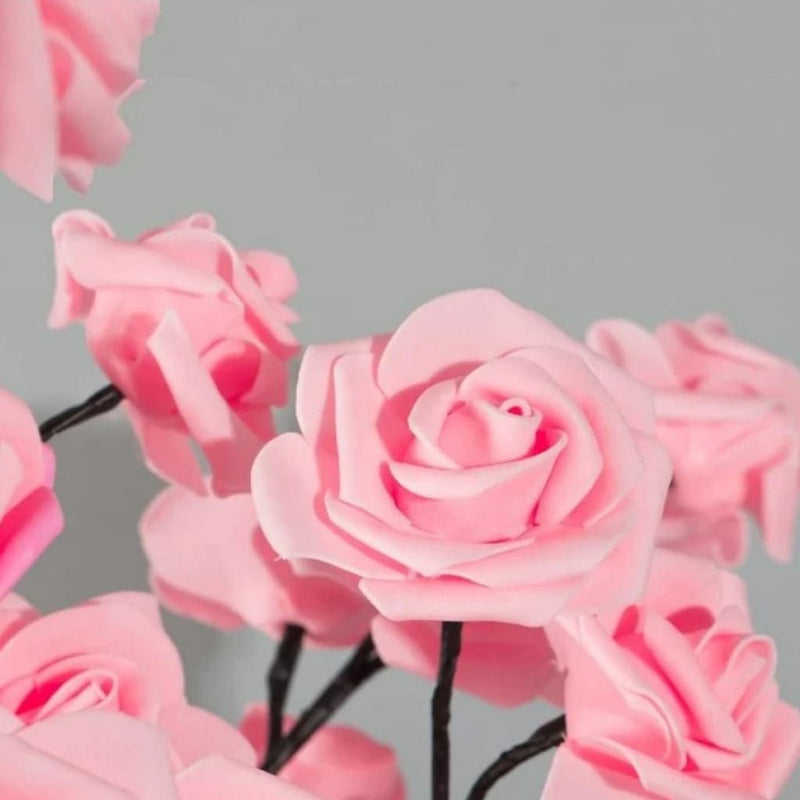 LED rose flower fairy light lamp, view 4 - MRSLM