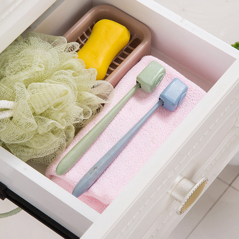 4-piece travel toothbrush cover set, view 5 - MRSLM