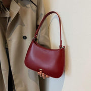 red PU leather crossbody bag - MRSLM